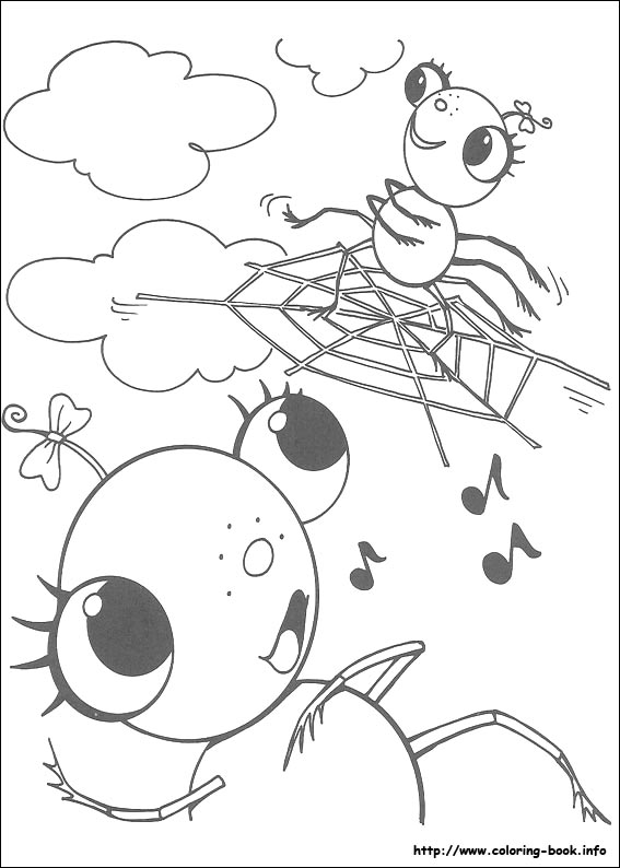 Miss Spider coloring picture